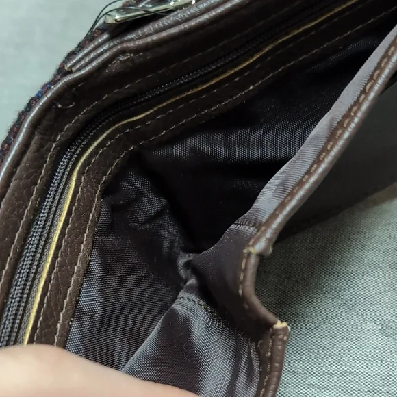 Harris Tweed Plaid Wallet - Picture 7 of 8